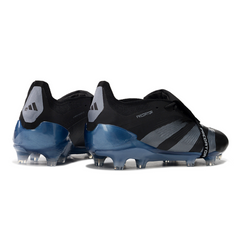 Scarpa da calcio Adidas Predator 30 Elite Tongue nera e blu per terreni compatti FG