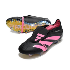 Chuteira Campo Adidas Predator 30 Elite Com Lingua FG Preta e Rosa - VENI Futebol