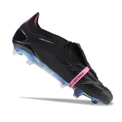 Chuteira Campo Adidas Predator 30 Elite Com Lingua FG Preta e Rosa - VENI Futebol
