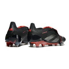 Scarpa da calcio Adidas Predator 30 Elite Tongue nera e rossa per terreni compatti FG