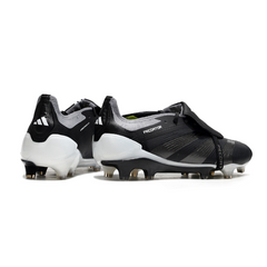 Scarpa da calcio Adidas Predator 30 Elite Tongue nera e bianca per terreni compatti FG