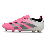 Scarpa da calcio Adidas Predator 30 Elite rosa e bianca per terreni compatti FG