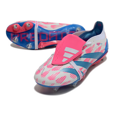 Scarpa da calcio Adidas Predator 30 Elite Reemergence Pack con tacchetti misti, nera e bianca