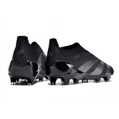 Chuteira Campo Adidas Predator 30 Elite Sem Cadarço FG Base Preta Pack - VENI Futebol
