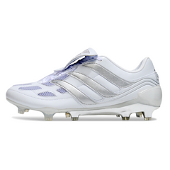 Botas de fútbol Adidas Predator Precision.1 FG para terreno firme, color blanco