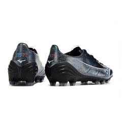 Chuteira Campo Mizuno Alpha FG Preta Holografica - VENI Futebol