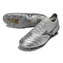Scarpa da calcio Mizuno Morelia Neo IV Elite Silver Firm Ground FG