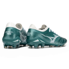 Mizuno Morelia Neo IV Elite Green Firm Ground FG Football Boot