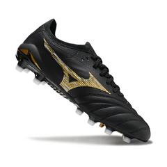 Mizuno Morelia Neo IV Elite Black and Gold Firm Ground FG Football Boot
