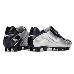 Nike Air Zoom Total 90 III Silver and Black Firm Ground FG Football Boot