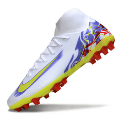 Nike Air Zoom Mercurial Superfly 10 Academy White Purple and Red Artificial Ground AG Football Boot