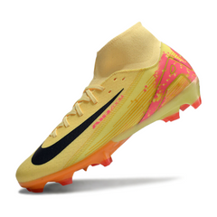 Botas de fútbol Nike Air Zoom Mercurial Superfly 10 Academy Mbappé Pack negro y rojo para terreno firme FG