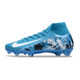 Scarpa da calcio Nike Air Zoom Mercurial Superfly 10 Elite Blue Firm Ground FG