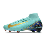 Botas de fútbol Nike Air Zoom Mercurial Superfly 10 Elite Light Blue Firm Ground FG