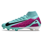 Scarpa da calcio Nike Air Zoom Mercurial Superfly 10 Elite blu e viola per terreni compatti FG