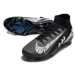 Scarpa da calcio Nike Air Zoom Mercurial Superfly 10 Elite nera e bianca per terreni compatti FG