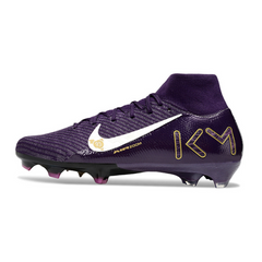 Scarpa da calcio Nike Air Zoom Mercurial Superfly 10 Elite Purple Mbappe Pack per terreni compatti FG