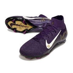 Scarpa da calcio Nike Air Zoom Mercurial Superfly 10 Elite Purple Mbappe Pack per terreni compatti FG