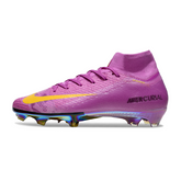 Botas de fútbol Nike Air Zoom Mercurial Superfly 10 Elite moradas para terreno firme (FG).