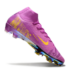 Botas de fútbol Nike Air Zoom Mercurial Superfly 10 Elite moradas para terreno firme (FG).