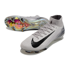 Scarpa da calcio Nike Air Zoom Mercurial Superfly 10 Elite grigia per terreni compatti FG