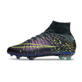 Scarpa da calcio Nike Mercurial Superfly 4 Elite viola e verde per terreni compatti FG