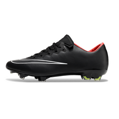 Botas de fútbol Nike Air Zoom Mercurial Vapor 10 Elite negras para terreno firme (FG).