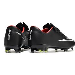 Botas de fútbol Nike Air Zoom Mercurial Vapor 10 Elite negras para terreno firme (FG).