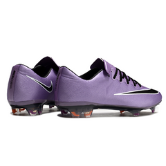Botas de fútbol Nike Air Zoom Mercurial Vapor 10 Elite para terreno firme, color morado