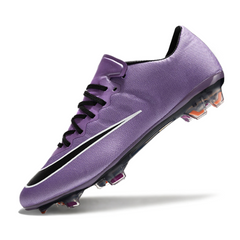 Botas de fútbol Nike Air Zoom Mercurial Vapor 10 Elite para terreno firme, color morado