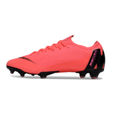 Botas de fútbol Nike Zoom Mercurial Vapor 13 Elite FG para terreno firme en color rosa salmón y negro