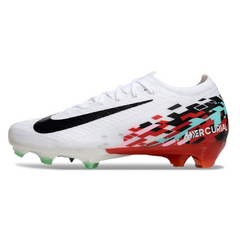 Scarpa da calcio Nike Air Zoom Mercurial Vapor 16 Elite bianca e rossa per terreni compatti FG