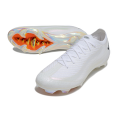 Botas de fútbol Nike Air Zoom Mercurial Vapor 16 Elite blancas para terreno firme (FG).