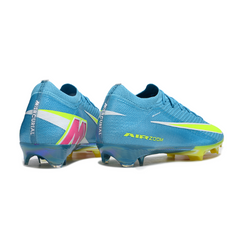 Nike Air Zoom Mercurial Vapor 16 Elite Light Blue and Yellow Firm Ground FG Football Boot