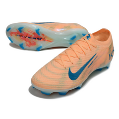 Botas de fútbol Nike Air Zoom Mercurial Vapor 16 Elite Mbappé Orange Pack para terreno firme (FG).