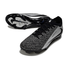 Scarpa da calcio Nike Air Zoom Mercurial Vapor 16 Elite nera e argento per terreni compatti FG