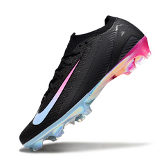 Scarpa da calcio Nike Air Zoom Mercurial Vapor 16 Elite FG, colore nero, azzurro e rosa, per terreni compatti
