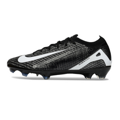 Scarpa da calcio Nike Air Zoom Mercurial Vapor 16 Elite nera e bianca per terreni compatti FG