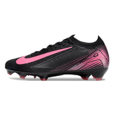 Botas de fútbol Nike Air Zoom Mercurial Vapor 16 Elite negras y rosas para terreno firme (FG).
