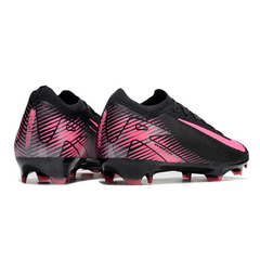 Botas de fútbol Nike Air Zoom Mercurial Vapor 16 Elite negras y rosas para terreno firme (FG).
