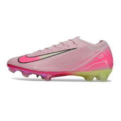 Scarpa da calcio Nike Air Zoom Mercurial Vapor 16 Elite FG per terreni compatti rosa chiaro e verde