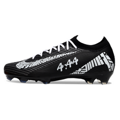 Botas de fútbol Nike Air Zoom Mercurial Vapor 16 Elite negras y blancas para terreno firme (FG).