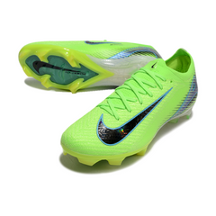 Scarpa da calcio Nike Air Zoom Mercurial Vapor 16 Elite verde e azzurro per terreni compatti FG