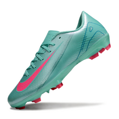 Scarpa da calcio Nike Zoom Mercurial Vapor 16 Academy FG per terreni compatti, blu chiaro e rosa