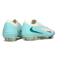 Nike Phantom 6 Elite White and Light Green Firm Ground FG Football Boot
