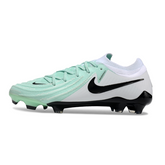 Scarpa da calcio Nike Phantom GX2 Elite FG verde chiaro e bianco per terreni compatti