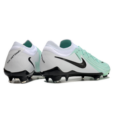 Scarpa da calcio Nike Phantom GX2 Elite FG verde chiaro e bianco per terreni compatti