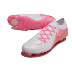 Nike Phantom GX2 Elite White and Pink Firm Ground FG Football Boot