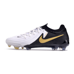 Chuteira Campo Nike Phantom GX2 Elite FG Branca e Preta - VENI Futebol
