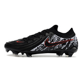 Chuteira Campo Nike Phantom GX2 Elite FG Preta, Branca e Vermelha - VENI Futebol
